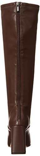 FRANCO SARTO WOMEN'S KATHERINE KNEE HIGH BOOT WIDE CALF - SIZE 7M - DARK BROWN - Like New