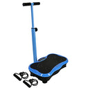 Lifepro Vibration Plate Exercise Machine Waist-Level Handlebar B0B2D38BM8 -Blue - Brand New