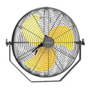 VINICAYA 18 INCH INDUSTRIAL WALL FAN, 4800 CFM metal - BLACK/YELLOW - Like New