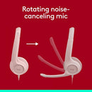 LOGITECH H390 GAMING HEADPHONES WIRED HEADPHONES WITH MIC USB - ROSE - Brand New