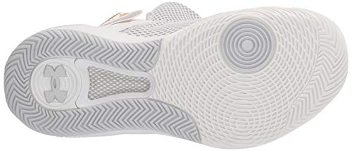 UA HOVR HIGHLIGHT ACE WOMEN'S VOLLEYBALL SHOES - WHITE GOLD - SIZE 11 - Brand New