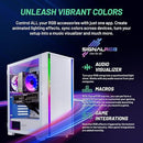 Skytech Shiva II Gaming PC Desktop i5-12400F 16GB 512GB SSD RTX 3060 - White - Like New