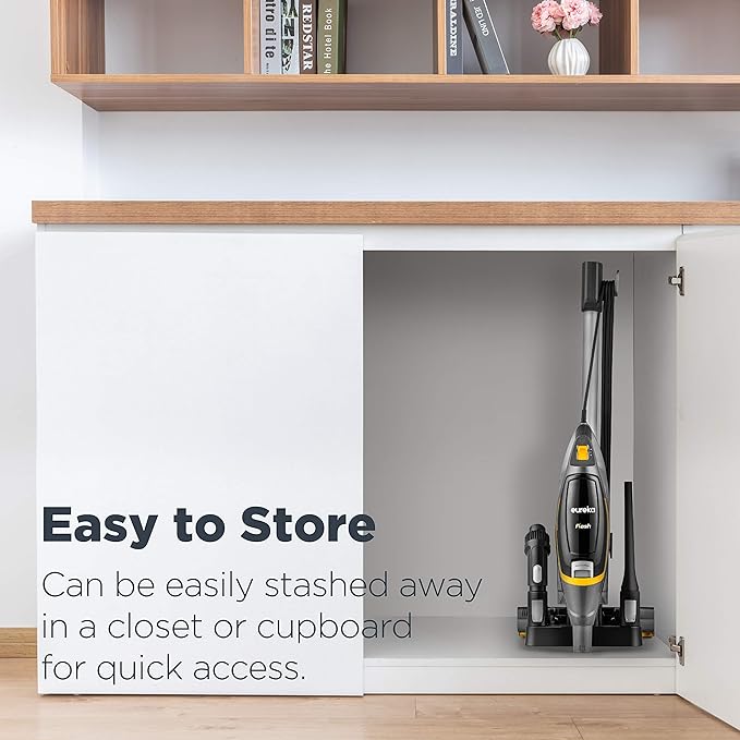 Eureka Flash Lightweight Stick Vacuum Cleaner 15KPa Powerful Suction - Black - Like New