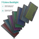 TECURS BLUETOOTH KEYBOARD AND MOUSE COMBO FOR IPAD RECHARGEABLE - BLACK - Like New