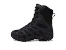 J003907 MEN'S MERRELL MOAB 3 8'' ZIP TACTICAL BOOTS SIZE BLACK/10 - Like New