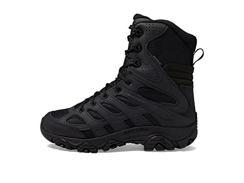 MERRELL MEN’S MOAB 3 8” ZIP TACTICAL WATERPROOF BOOTS MEN 10W - BLACK - Like New