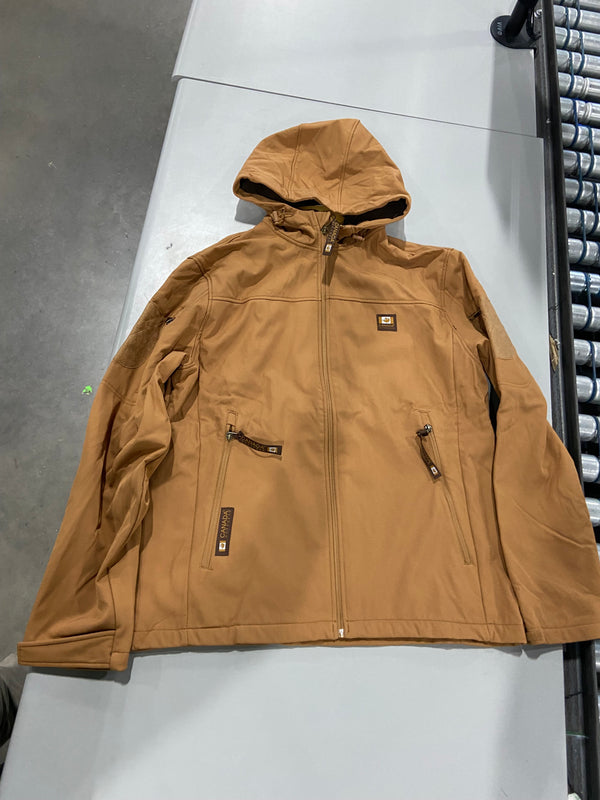CANADA WORK GEAR JACKET, BROWN, X-LARGE - Brand New