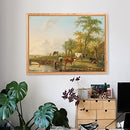 MEETMATE Cork Notice Board 60 x 90 CM Cork Boards for Walls Wood Frame - Brand New