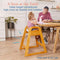 ECR4KIDS ASATT HIGH CHAIR, TODDLER CHAIR - HONEY - Like New