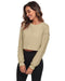 FKEEP CROPPED SWEATSHIRTS FOR WOMEN LONG SLEEVES CREWNECK PULLOVER SIZE MEDIUM - Brand New