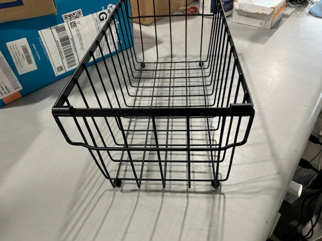 GENERIC BLACK 14" BY 7" KITCHEN SUPPLY HOLDER - BLACK - Like New