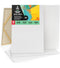 ARTEZA Stretched Canvas, 24 x 36 Inches, Pack of 5, Blank White Large Canvas - Brand New