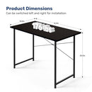32 Inches Small Space Desk with Earphone Hook Simple Wooden Design Home Office - Brand New