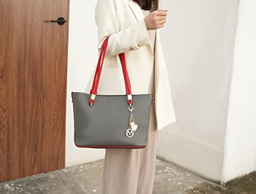 MKF COLLECTION MALAY TOTE BAG & POUCH BY MIA K - GREEN - Brand New