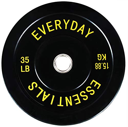 Everyday Essentials Olympic Barbell 2" Rubber Bumper Plate - Scratch & Dent
