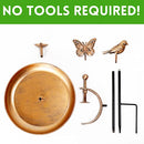 GARDENING PRODUCTS 4 LESS BIRD BATH AND BUTTERFLY OASIS POLLINATOR FOUNTAIN - Like New