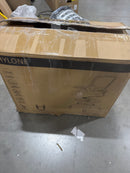 HYLONE DRAFTING CHAIR TALL OFFICE CHAIR STANDING - BLACK FRAME GRAY MESH - Like New