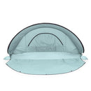 PICNIC TIME MANTA PORTABLE BEACH TENT, FULLY-ASSEMBLED POP UP TENT - LIGHT BLUE - Like New