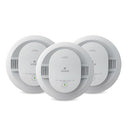 KIDDE SMOKE DETECTOR 10-YEAR BATTERY POWERED LED 85 DB ALARM 5" 3-PACK - WHITE - Like New