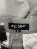 JUMP START NEW YORK SHORTS - SIZE: MEN 34 - GRAY - Brand New