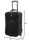 Travelers Club Bowman Expandable Luggage, Black, 3-Piece Set EVA-86303 - Like New