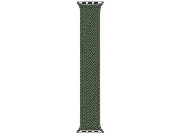 APPLE WATCH BRAIDED SOLO LOOP 41MM - SIZE 3 - OLIVE - Like New