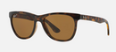 Ray-Ban Square FRAME Sunglasses Light Havana/Brown RB4184-710/83-54-17 - Like New