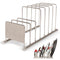 CUISINEL LID AND DISH ORGANIZER RACK, SATIN NICKEL - Like New
