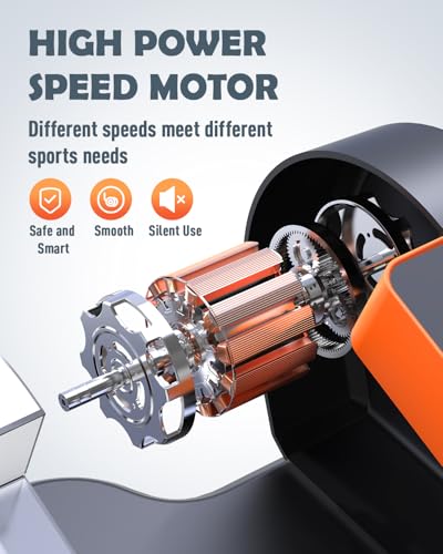 YAGUD ELECTRIC ELLIPSE LEG EXERCISER 13 ADJUSTABLE QUIET ZF-0801 - ORANGE - Like New