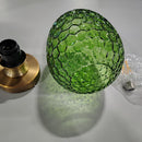 GENERIC GLASS TOUCH BEDSIDE TABLE LAMP - GREEN - Like New