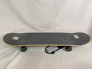 KRYPTONICS SKATEBOARD 31" STAR SERIES 8 PLY DOUBLE KICKTAIL DECK TRUCKS - BLACK - Like New