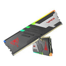 PATRIOT RGB DDR5 RAM 32GB (2X16GB) 6000MHZ CL36 1.35V, 9DE00297-PVVR532G600C36K - Like New
