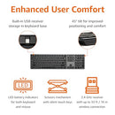 AMAZON BASICS ULTRA PREMIUM WIRELESS KEYBOARD AND MOUSE COMBO HK8983US - BLACK - Like New