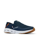 COLUMBIA MENS PFG BAHAMA X SLIP-ON - SIZE: MEN 10 - COLLEGIATE NAVY/ORANGE - Like New