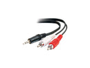 C2G 39943 12 ft. Value Series One 3.5mm Stereo Male To Two RCA Stereo Male