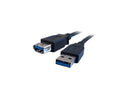 Comprehensive USB3-AA-MF-3ST Black Connector on First End: 1 x Type A Male USB