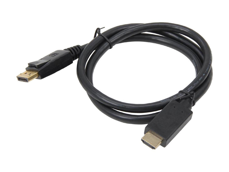 Kaybles DP-HDMI-3-2P DP to HDMI Cable 3 ft. (2 Pack), Gold Plated DisplayPort to