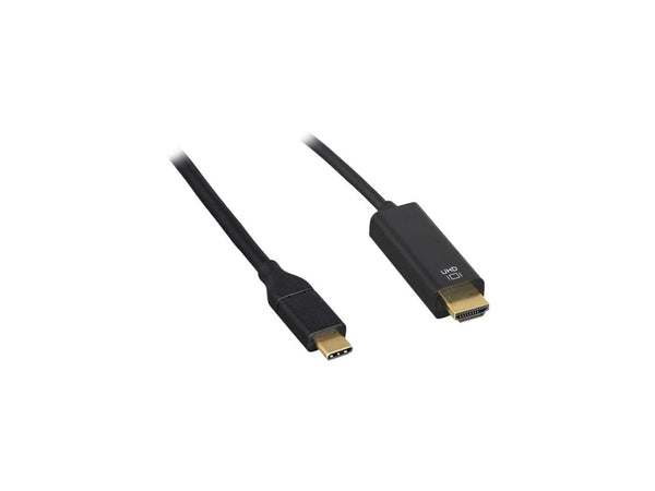 Kaybles USB 3.1 Type C To HDMI Cable 4K@60HZ, 6ft. M-M, Black USB-C to HDMI