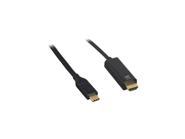 Kaybles USB 3.1 Type C To HDMI Cable 4K@60HZ, 10ft. M-M, Black USB-C to HDMI