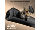 Saiyin 11.7-inch Sound Bar, Small Size & Big Power, Powered by AC Adapter |
