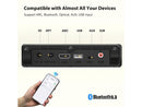 Wohome Sound Bar for Smart TV with Wired Subwoofers, 2.1 Channel Small TV