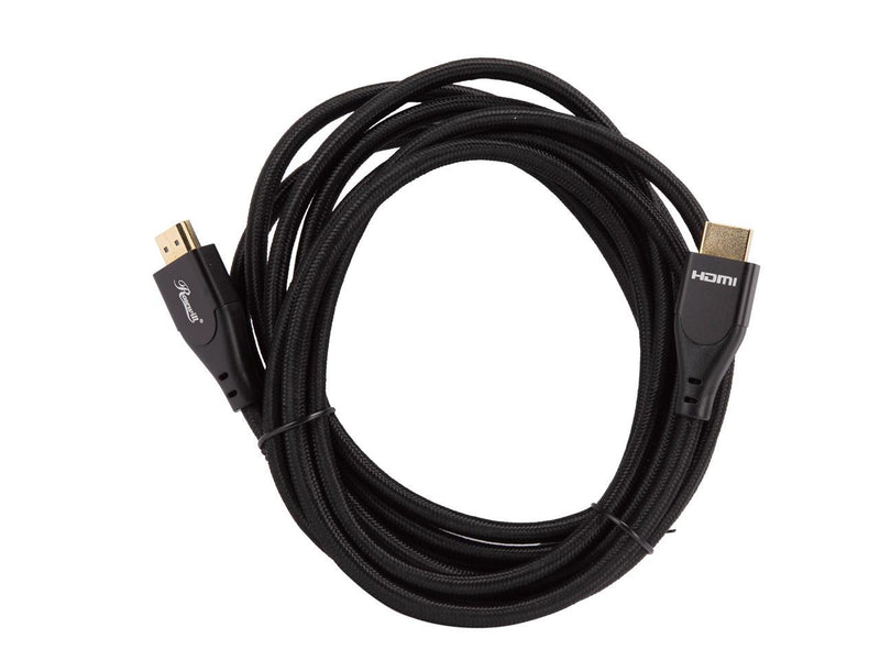 Rosewill RCHD-20006 Braided HDMI 2.0 Cable, Black, 10 Feet