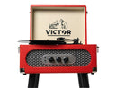 Victor Andover 5-in-1 Music Center with Chair Height Legs - Red  VWRP-3200-RD
