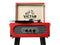 Victor Andover 5-in-1 Music Center with Chair Height Legs - Red  VWRP-3200-RD