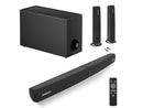 Assistrust Sound Bar with Subwoofer, 110W Sound Bar for Smart TV with Adjustable