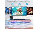 Assistrust Sound Bar with Subwoofer, 110W Sound Bar for Smart TV with Adjustable