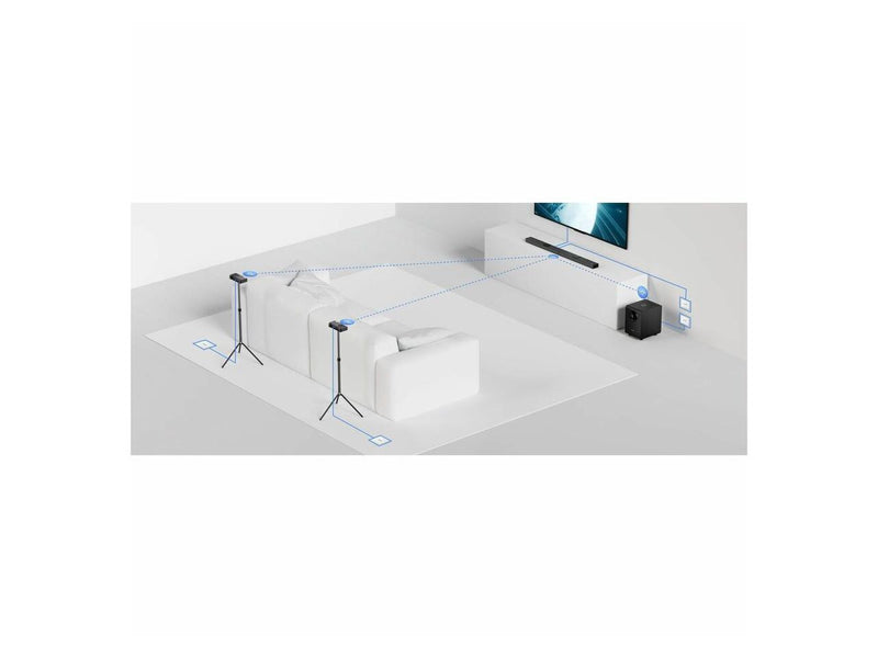 Ultimea Nova S90 7.1.4CH Dolby Atmos Bluetooth Sound Bar Speaker System U4420 -