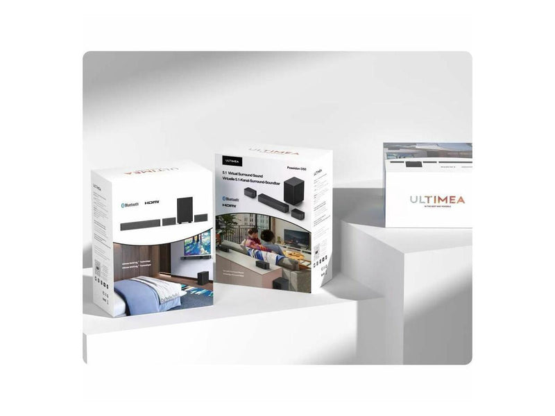 Ultimea Poseidon D50 5.1CH Bluetooth Sound Bar Speaker System with APP Control