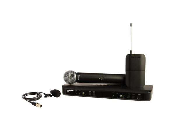 Shure BLX1288/W85-H10 Wireless Combo System with SM58 Handheld and WL185