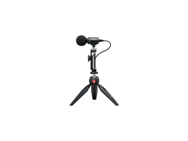 Shure - MV88+ Video Kit Digital Condenser Stereo Microphone for portable audio &